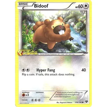 Karetní hra Bidoof 106/146 - XY Typ karty: Non-Holo