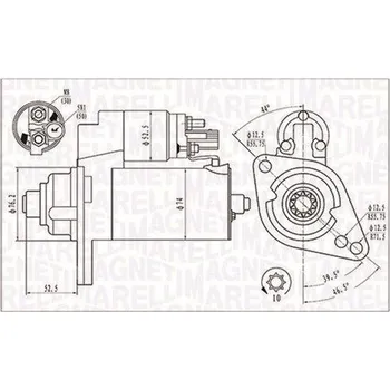 Startér Startér MAGNETI MARELLI 063721293010