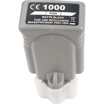 Ink cartridge - CANON PFI-1000MBK, 0545C001 - matte black - kompatibilní
