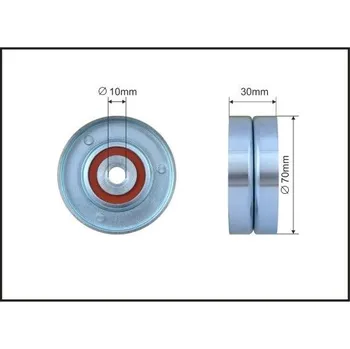Vratná/vodicí kladka, klínový žebrový řemen CAFFARO 500325