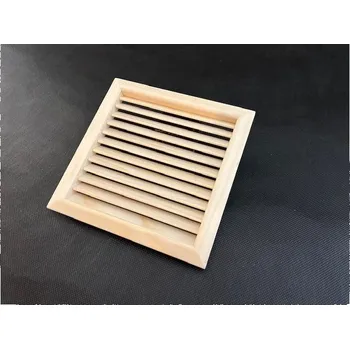 Větrací mřížka elegantní čtvercová ventilační mřížka ze smrku - FK-ELECTVERVENTMRIZ-SMRK
