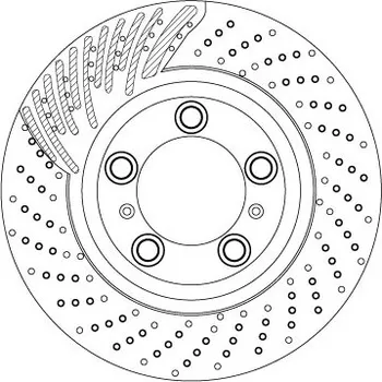 Brzdový kotouč Brzdový kotouč TRW DF6821S