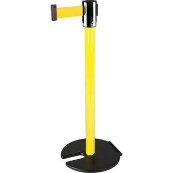 Plotový sloupek Zahrazovací sloupek stohovatelný 4,5 m, žlutá, PROFI