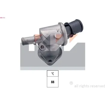 Těsnění motoru Termostat, chladivo KW 580 113