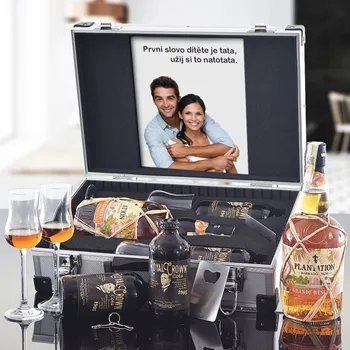 Dárkový potravinový koš Darkový Kufr Plantation