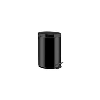 Odpadkový koš Odpadkový koš, nášlapný ALDA, ocel lakovaná černá, objem 40 l