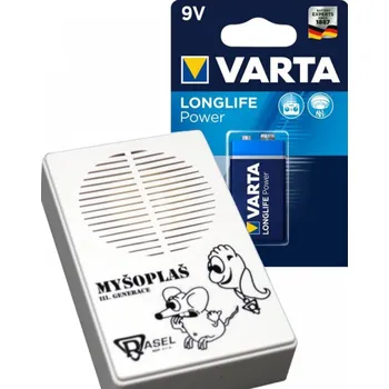 Odpuzovač zvířat Rasel Myšoplaš III. generace odpuzovač hlodavců s vypínačem + baterie