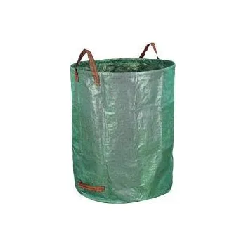 Venkovní odpadkový koš GardensBest zahradní vak 272l, 4 úchyty průměr 67x77 cm zelená