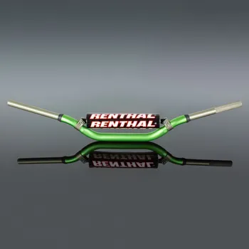 Řídítka RENTHAL řidítka 1,1/8 (28,6mm) MX TWINWALL 996 HANDLEBAR GREEN VILLOPOTO / STEWART PADDED barva zelená s chráničem (RENTHAL řidítka 1,1/8 (28,6mm) MX TWINWALL 996 HANDLEBAR GREEN VILLOPOTO / STEWART PADDED barva zelená s chráničem)
