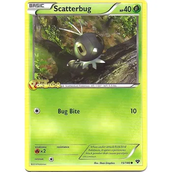 Karetní hra Scatterbug 015/146 - XY Typ karty: Non-Holo