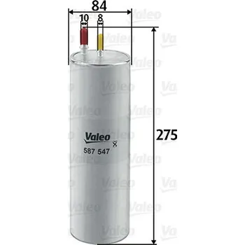 Palivový filtr Palivový filtr VALEO 587547