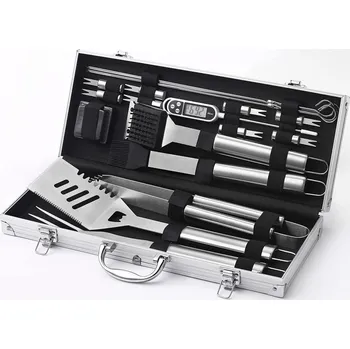 Grilovací nářadí BBQ Roamanticist, 20ks různé varianty Nerez