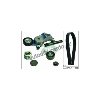 Rozvod motoru Sada žebrovaných klínových řemenů INA (IN 529011010)