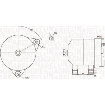 Alternátor generátor MAGNETI MARELLI 063731913010