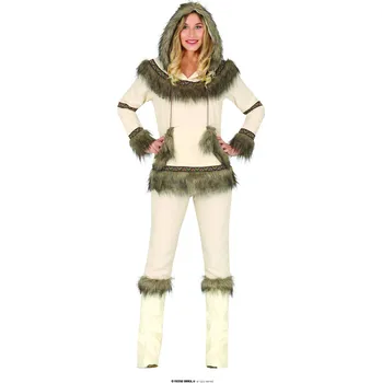 Karnevalový kostým Guirca Bílá eskymačka dámský kostým Velikost: 36 – 38 (S)