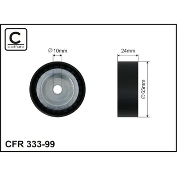 Napínací kladka, žebrovaný klínový řemen Caffaro 333-99