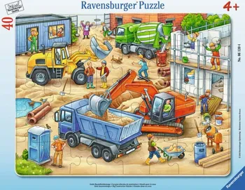 Puzzle Ravensburger Puzzle Velká stavební auta 40 dílků