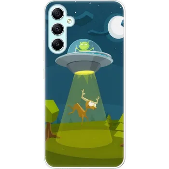 Pouzdro na mobilní telefon Silikonové pouzdro iSaprio - Samsung Galaxy A34 5G - Alien 01 (Odolný silikonový kryt, obal, pouzdro iSaprio - Samsung Galaxy A34 5G - Alien 01 - skvělá ochrana a pružnost, stylový UV potisk, lehkost, tiskne se v České republice)