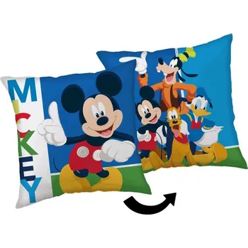 Polštář JERRY FABRICS Mikroplyšový polštářek Mickey and Friends Polyester, 1x35/35 cm
