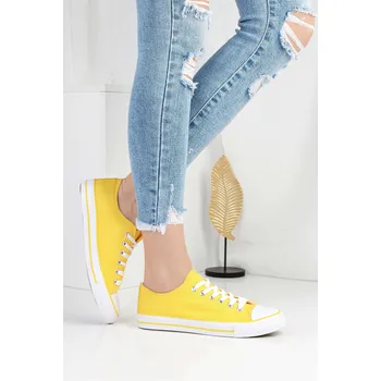 Dámské tenisky Super in Žluté plátěné tenisky 6929YE Velikost: 36