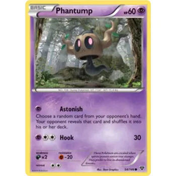 Sběratelská karetní hra Phantump 054/146 - XY Typ karty: Non-Holo