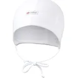 Čepice smyk zavazovací plochý šev Outlast® - bílá Velikost: 1 | 36-38 cm