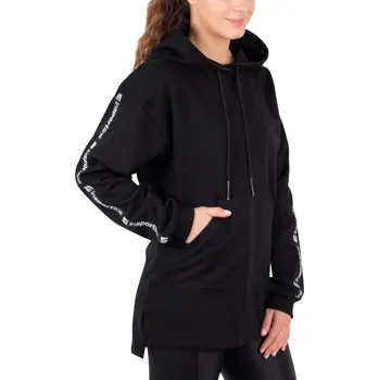 Dámská mikina inSPORTline Dámská mikina Overhoodie černá - S
