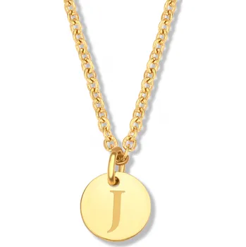 Náhrdelník CO88 ocelový náhrdelník s písmenem J C88CN-26147