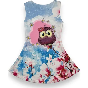 Dívčí šaty New Collection Dívčí modré šaty 01 Barva: Modrá, Velikost: 134/140