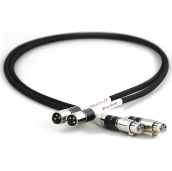 Tellurium Q ULTRA SILVER XLR CABLE 1m (Vysoce kvalitní RCA kabel, délka 1m)