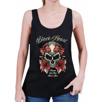 tílko dámské - ARIELLA - BLACK HEART - 12534 - M