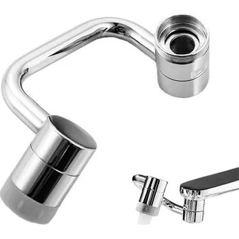 Kohoutkový nástavec otočný o 1080° stříbrný Perlátor Kohoutkový nástavec otočný o 1080° stříbrný