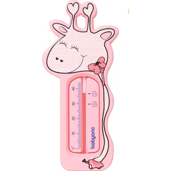 Teploměr osobní Teploměr do vaničky - ŽIRAFKA růžová - BabyOno