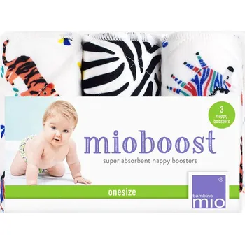Plenkové kalhoty Bambino Mio Bambino Mio absorbční vložky Mio Boost Savanna Stripes 3 ks" "Druh:látkové|Typ:absorbční|
