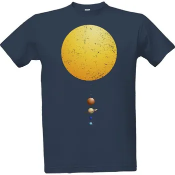 Pánská móda Tričko s potiskem Sluneční soustava tričko planety vesmír pánské