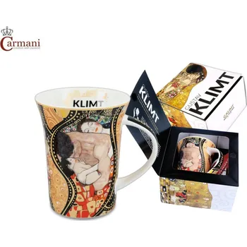 Carmani® Carmani - Porcelánový hrnek Gustav Klimt RODIČOVSTVÍ v dárkové krabičce - 350 ml