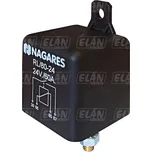 Spínací relé 24V 60A 4výv. s úchytem