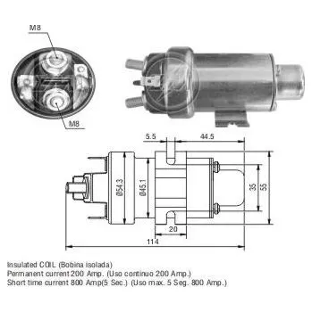 Startér Spínač startéru universal Cargo 231808