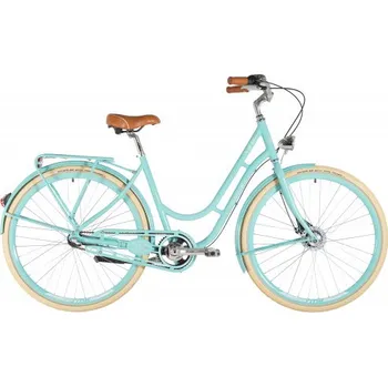 Městské kolo Kenzel jízdní kolo Nostalgic Deluxe 3spd 28" 2026 tyrkysovo-bílá