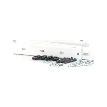 Nábytkové kování Konzole Montovaná L-450 mm, H - 400 mm / 100kg - bílá