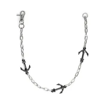 Dámské kalhoty Řetěz na kalhoty s antracitovými kotvami