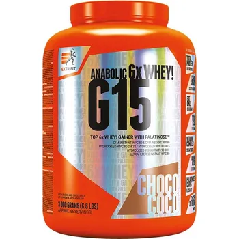 Fitness strava Extrifit G 15 Gainer 3000 g choco coco