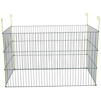 ohrádka pro malé zvíře Zolux Obdélníkový kovový výběh pro hlodavce 101 x 61 x 60 cm šedý