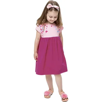 Dívčí oblečení Dívčí šaty - WINKIKI WKG 91367, růžová Barva: Růžová, Velikost: 110