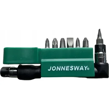 Sada plochých a křížových výměnných koncovek 1/4" JONNESWAY