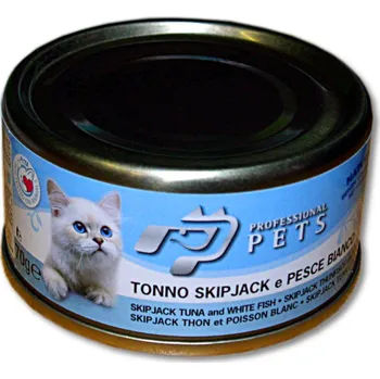 Krmivo pro kočku Professional Pets Cat konzerva Tuna/White Fish 70 g