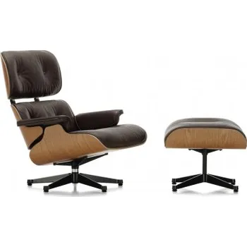 Křeslo Lounge Chair & Ottoman, třešeň hnědá