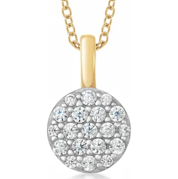 Přívěsek SOFIA zlatý přívěsek se zirkony SJ231422.400