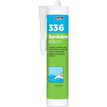 stavební silikon Perdix 336 Sanitární silikon neutrálí bílý 310ml