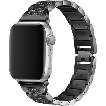 Ostatní příslušenství k chytrým hodinkám Řemínek Worryfree Dressy S-Block pro Apple 42/44/45mm, black